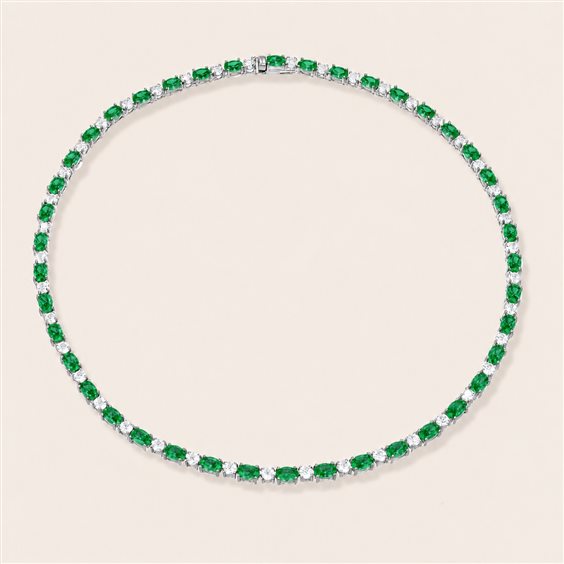 Collar Ultima Edizione Mujer in Plata CAO3973.VERDE - CAO3973.VERDE